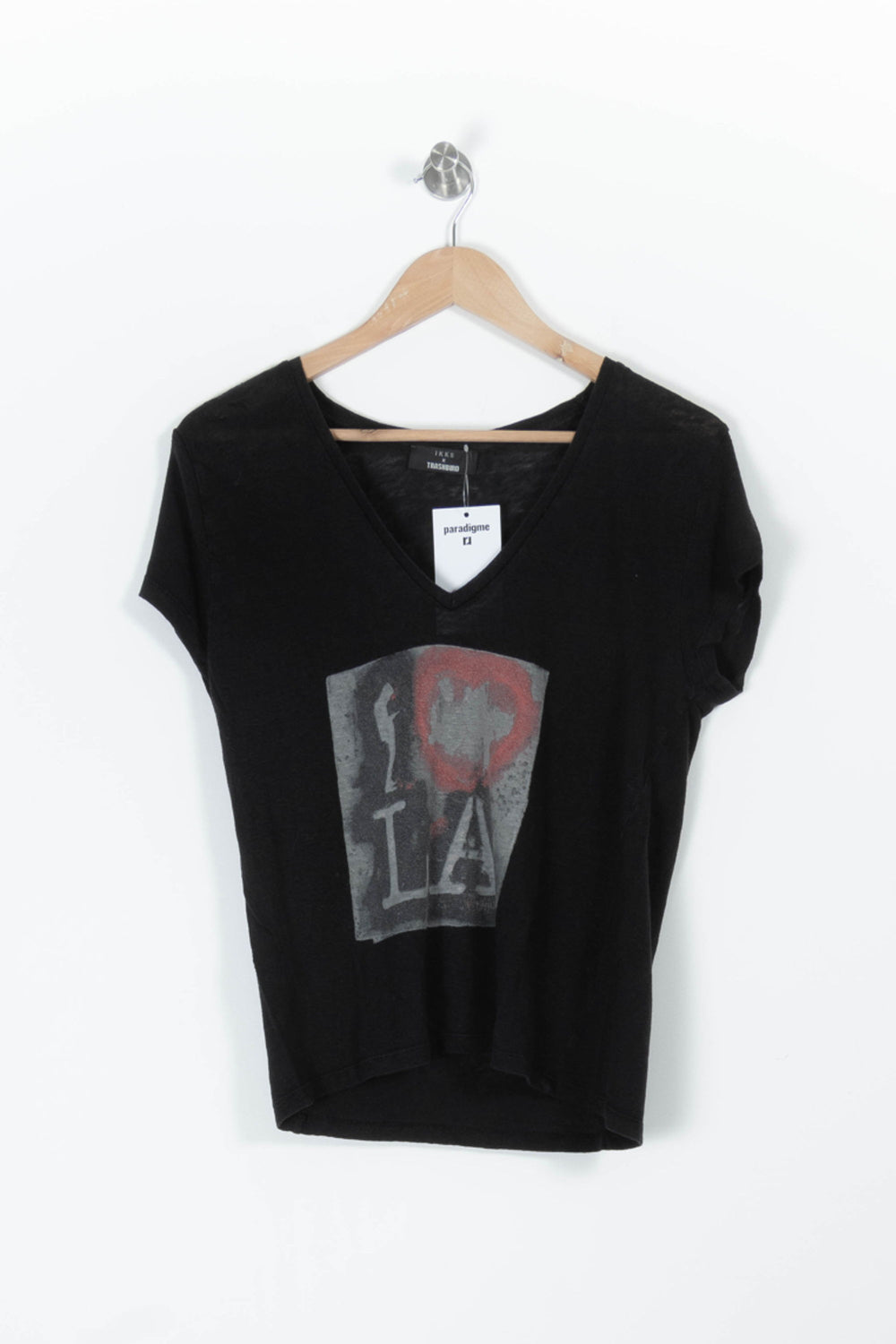 Tee-shirt Noir - Taille M/38 de la marque IKKS | PARAD96845 - Vendu par Paradigme - Image 2