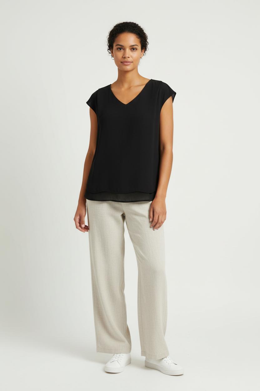 Blouse Noire - Taille L/40 de la marque One Step | PARAD96849 - Vendu par Paradigme - Image 1