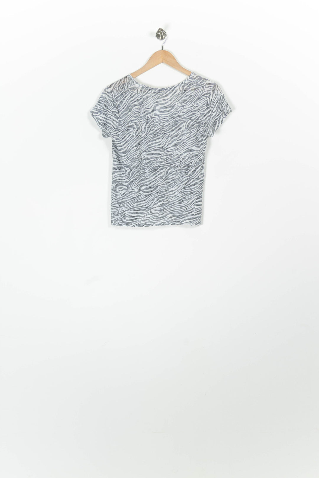 Tee-shirt Gris et Blanc - Taille L/40 de la marque IKKS | PARAD96851 - Vendu par Paradigme - Image 4