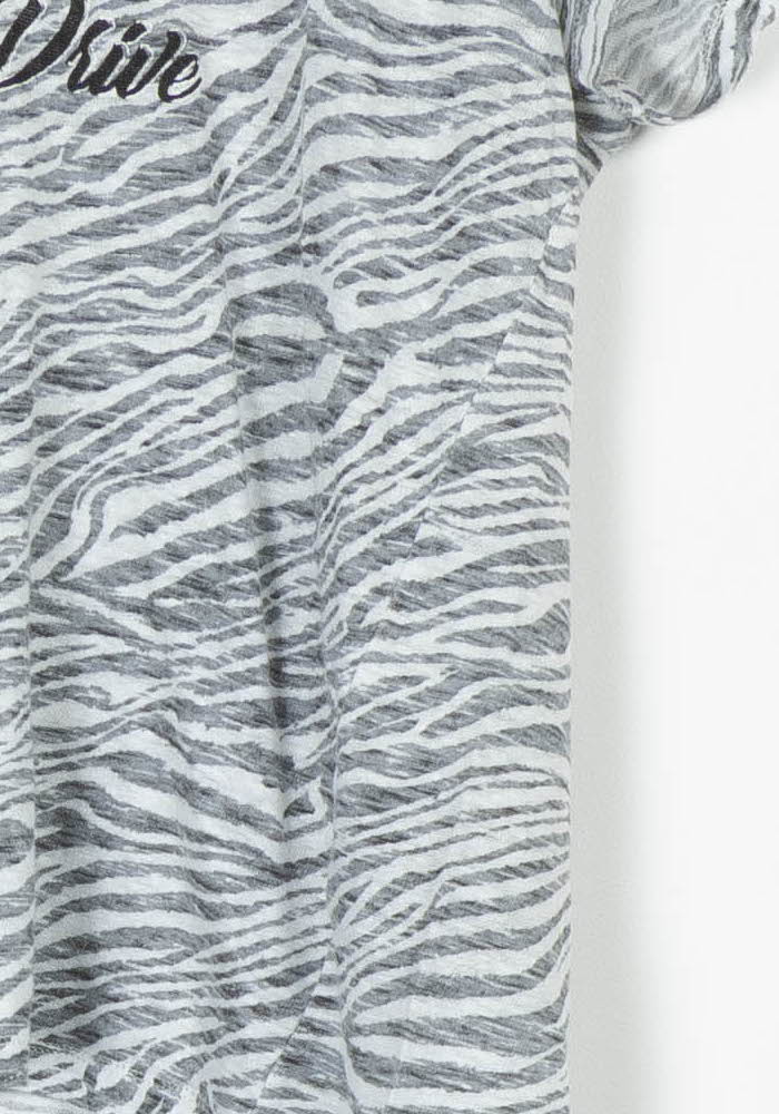 Tee-shirt Gris et Blanc - Taille L/40 de la marque IKKS | PARAD96851 - Vendu par Paradigme - Image 3
