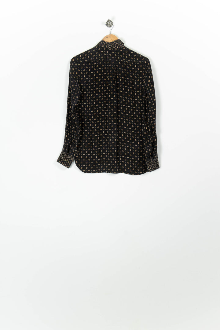 Chemise Noire et Beige - Taille L/40 de la marque Comptoir des Cotonniers | PARAD96853 - Vendu par Paradigme - Image 4