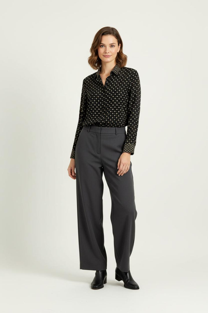 Chemise Noire et Beige - Taille L/40 de la marque Comptoir des Cotonniers | PARAD96853 - Vendu par Paradigme - Image 1