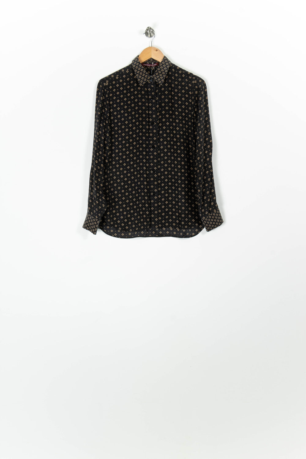 Chemise Noire et Beige - Taille L/40 de la marque Comptoir des Cotonniers | PARAD96853 - Vendu par Paradigme - Image 2