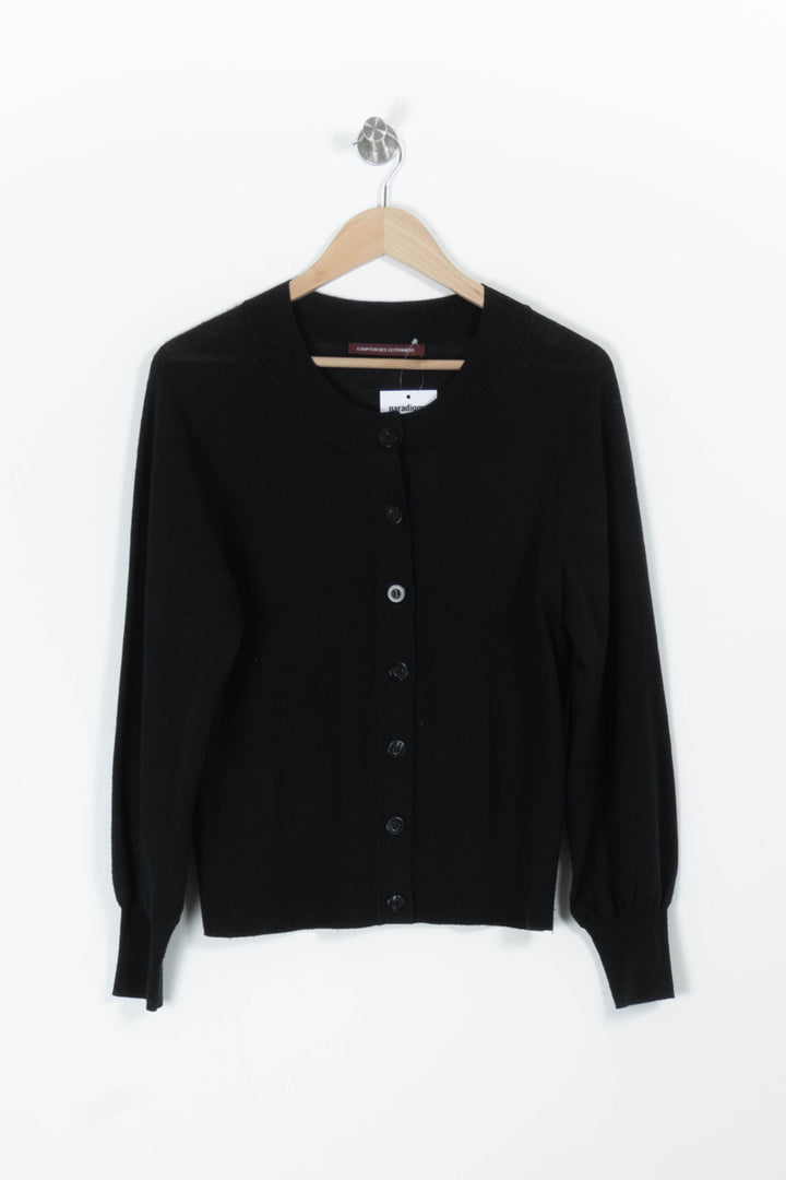Cardigan Noir - Taille L/40 de la marque Comptoir des Cotonniers | PARAD96855 - Vendu par Paradigme - Image 2