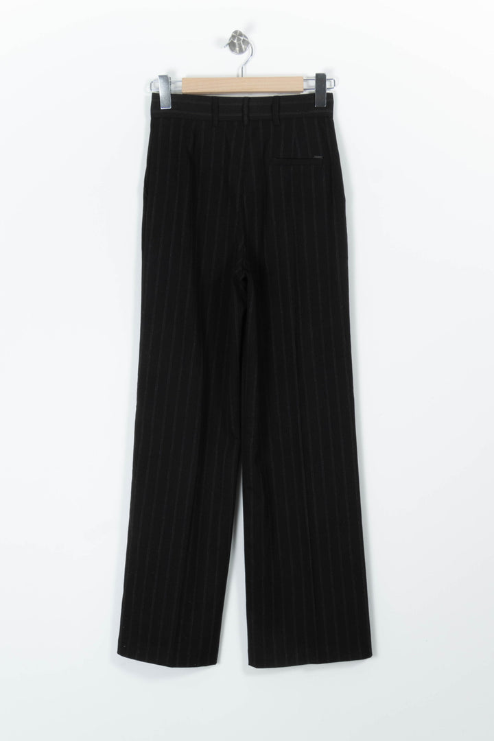 Pantalon Noir à Rayures - Taille S/36 de la marque IKKS | PARAD96856 - Vendu par Paradigme - Image 4