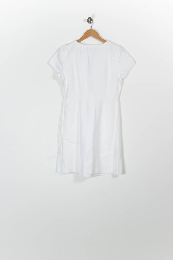 Robe Courte Blanche - Taille L/40 de la marque Comptoir des Cotonniers | PARAD96858 - Vendu par Paradigme - Image 4