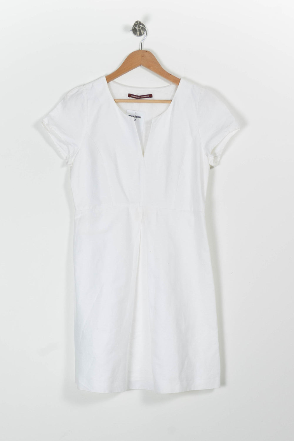 Robe Courte Blanche - Taille L/40 de la marque Comptoir des Cotonniers | PARAD96858 - Vendu par Paradigme - Image 2