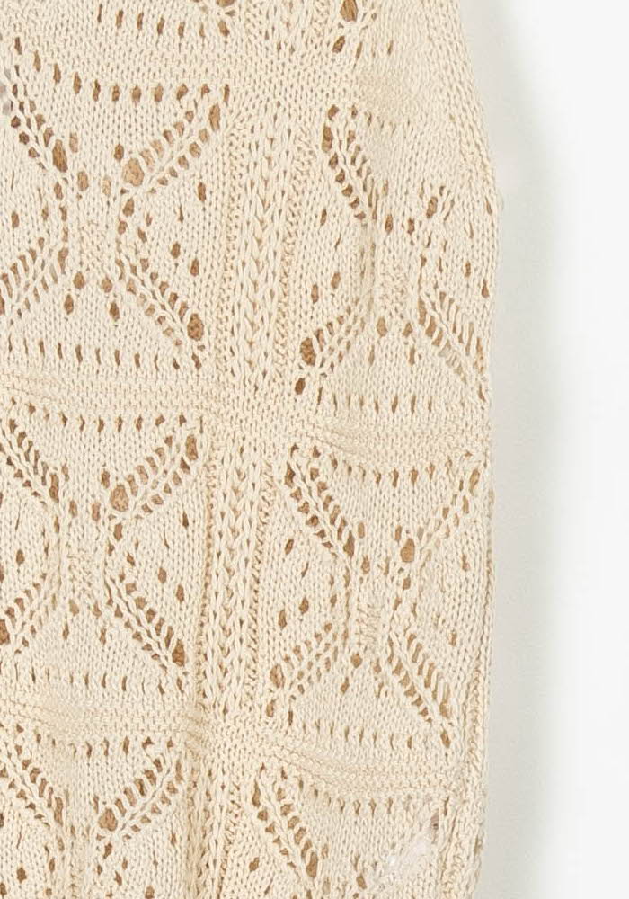 Débardeur Beige - Taille M/38 de la marque La Fée Maraboutée | PARAD96872 - Vendu par Paradigme - Image 3