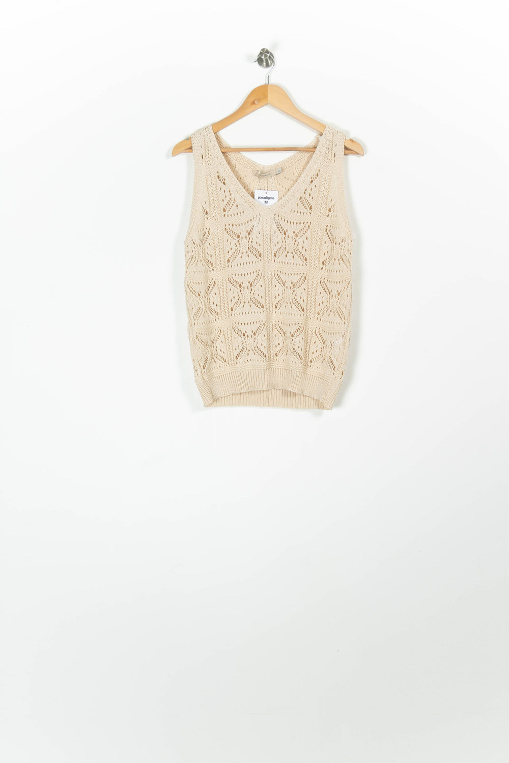 Débardeur Beige - Taille M/38 de la marque La Fée Maraboutée | PARAD96872 - Vendu par Paradigme - Image 2