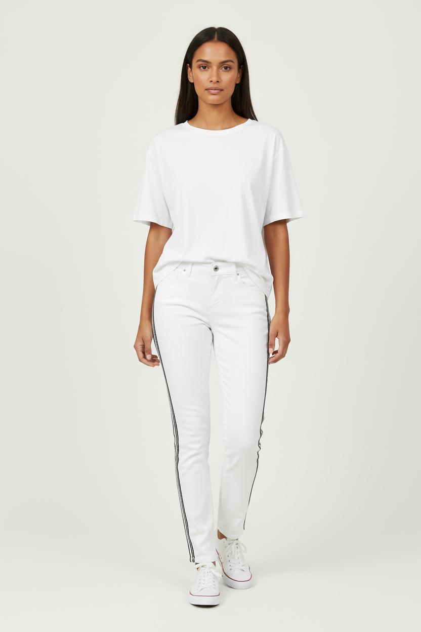 Jean Blanc et Noir - Taille S/36 de la marque I.Code | PARAD96873 - Vendu par Paradigme - Image 1