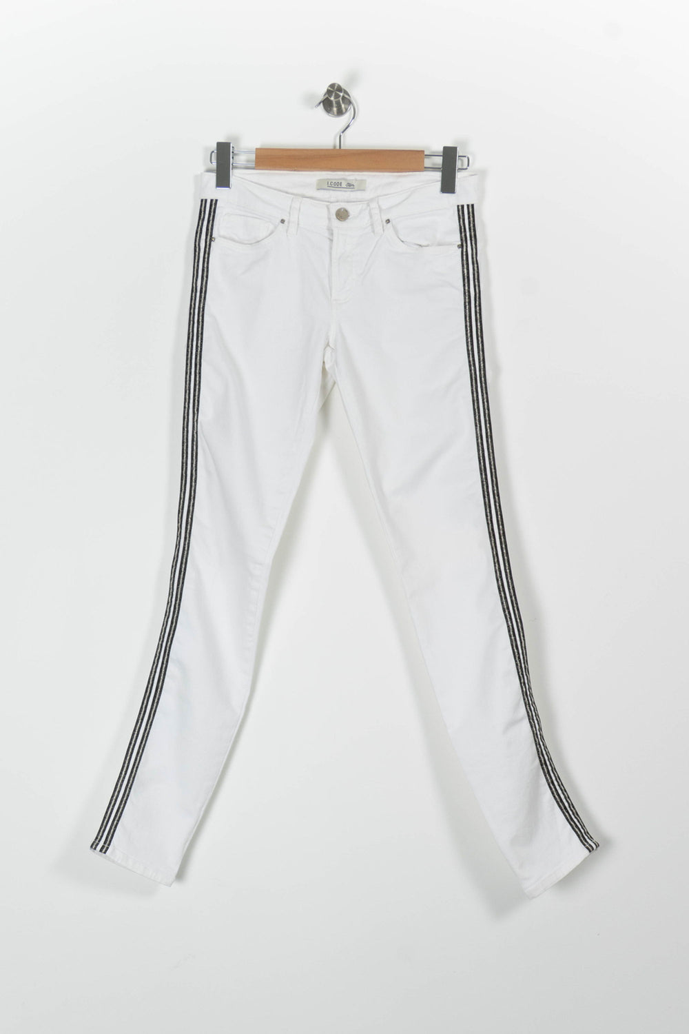 Jean Blanc et Noir - Taille S/36 de la marque I.Code | PARAD96873 - Vendu par Paradigme - Image 2