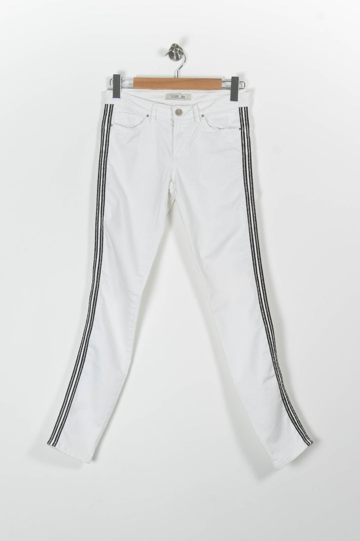 Jean Blanc et Noir - Taille S/36 de la marque I.Code | PARAD96873 - Vendu par Paradigme - Image 2
