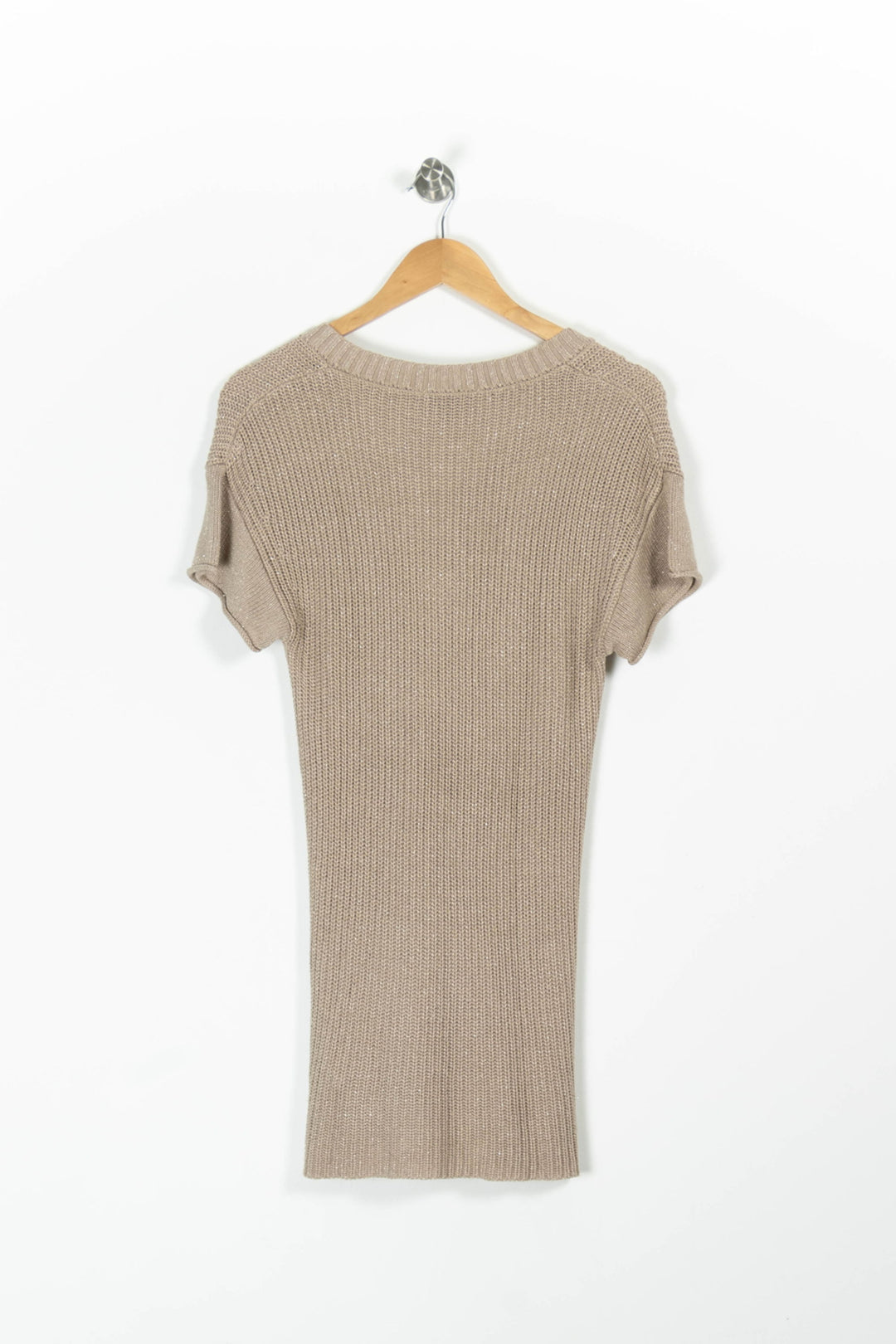 Robe Pull Beige - Taille M/38 de la marque Caroll | PARAD96878 - Vendu par Paradigme - Image 4