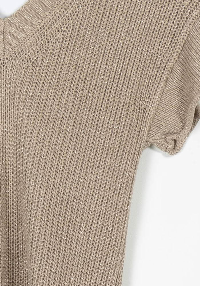 Robe Pull Beige - Taille M/38 de la marque Caroll | PARAD96878 - Vendu par Paradigme - Image 3