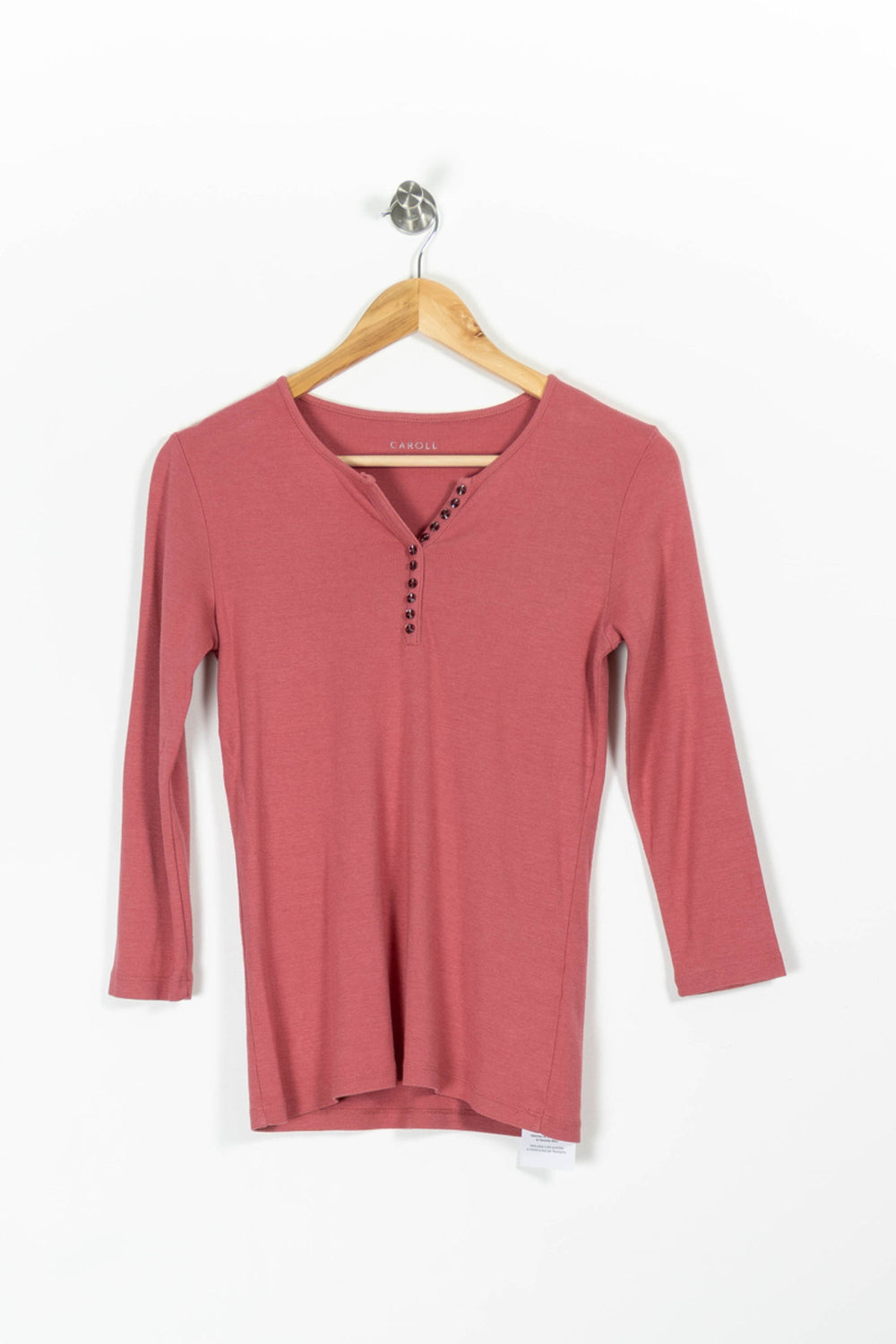 Tee-shirt Rouge - Taille XL/42 de la marque Caroll | PARAD96882 - Vendu par Paradigme - Image 2