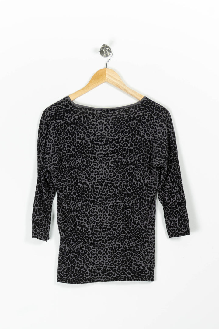 Tee-shirt Noir et Gris - Taille S/36 de la marque Caroll | PARAD96889 - Vendu par Paradigme - Image 4