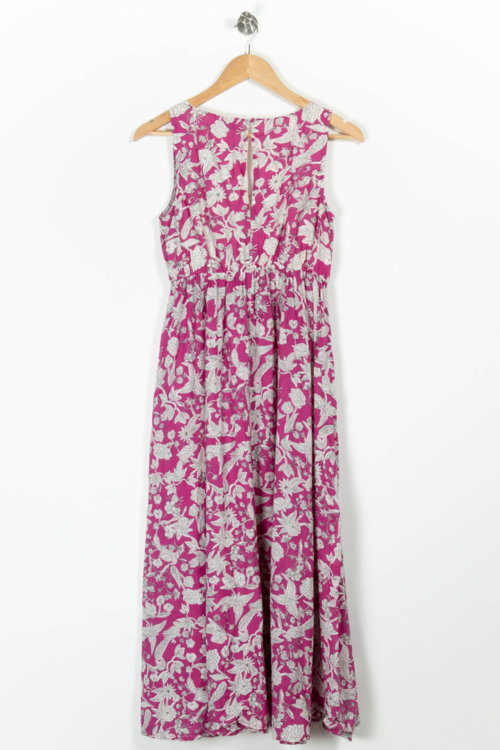 Robe Midi Rose et Blanche - Taille S/36 de la marque Galeries Lafayette | PARAD96892 - Vendu par Paradigme - Image 4