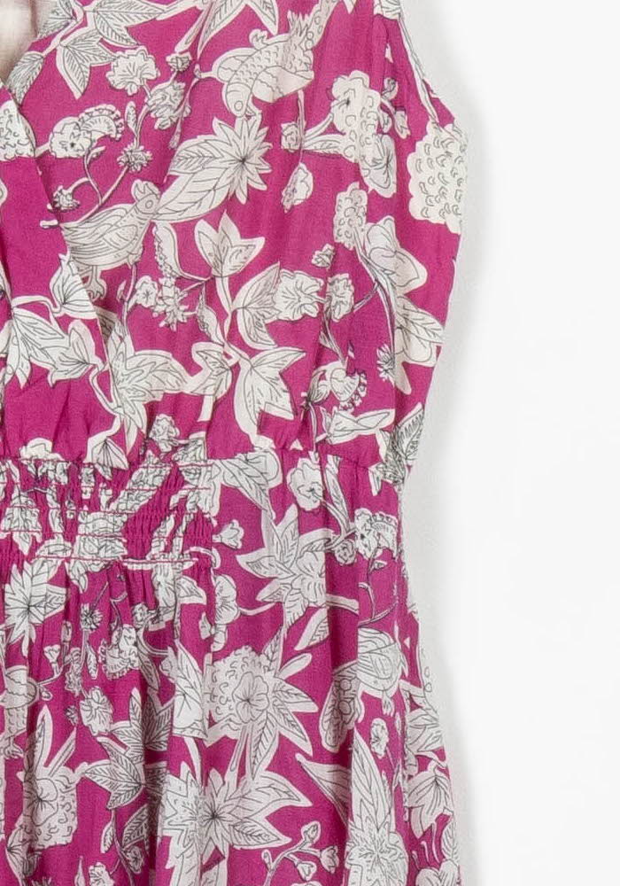 Robe Midi Rose et Blanche - Taille S/36 de la marque Galeries Lafayette | PARAD96892 - Vendu par Paradigme - Image 3