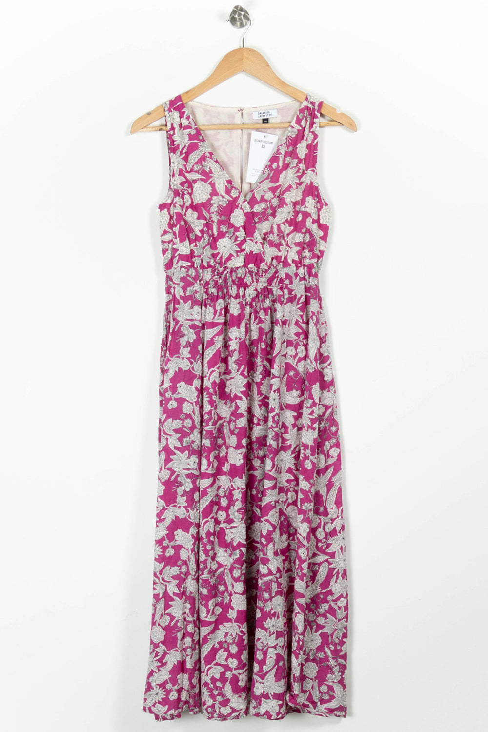 Robe Midi Rose et Blanche - Taille S/36 de la marque Galeries Lafayette | PARAD96892 - Vendu par Paradigme - Image 2