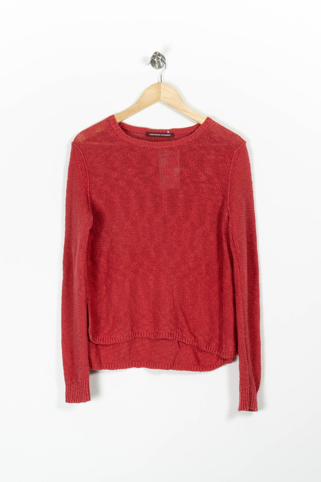 Pull Rouge - Taille L/40 de la marque Comptoir des Cotonniers | PARAD96897 - Vendu par Paradigme - Image 2