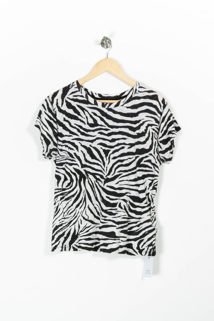 Tee-shirt Blanc et Noir - Taille S/36 de la marque ba&sh | PARAD96902 - Vendu par Paradigme - Image 2