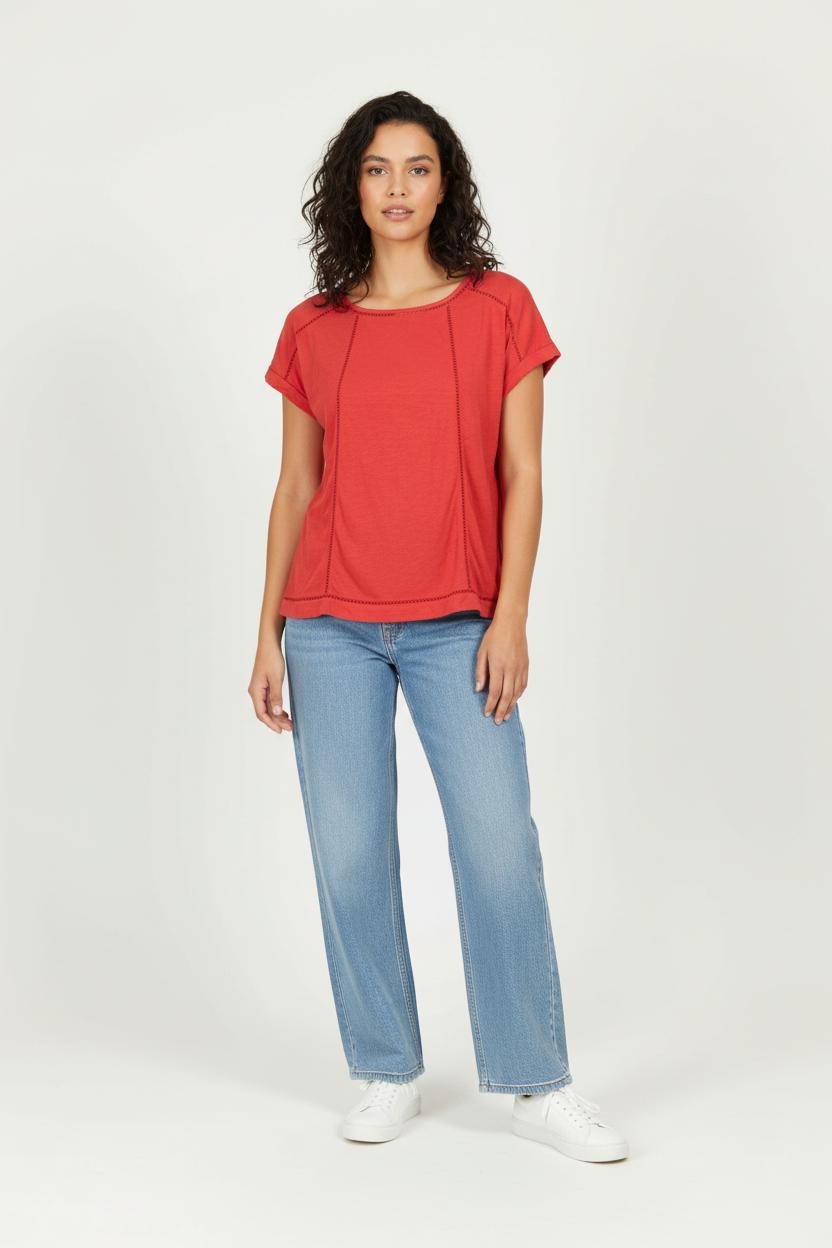Tee-shirt Rose - Taille M/38 de la marque Comptoir des Cotonniers | PARAD96911 - Vendu par Paradigme - Image 1