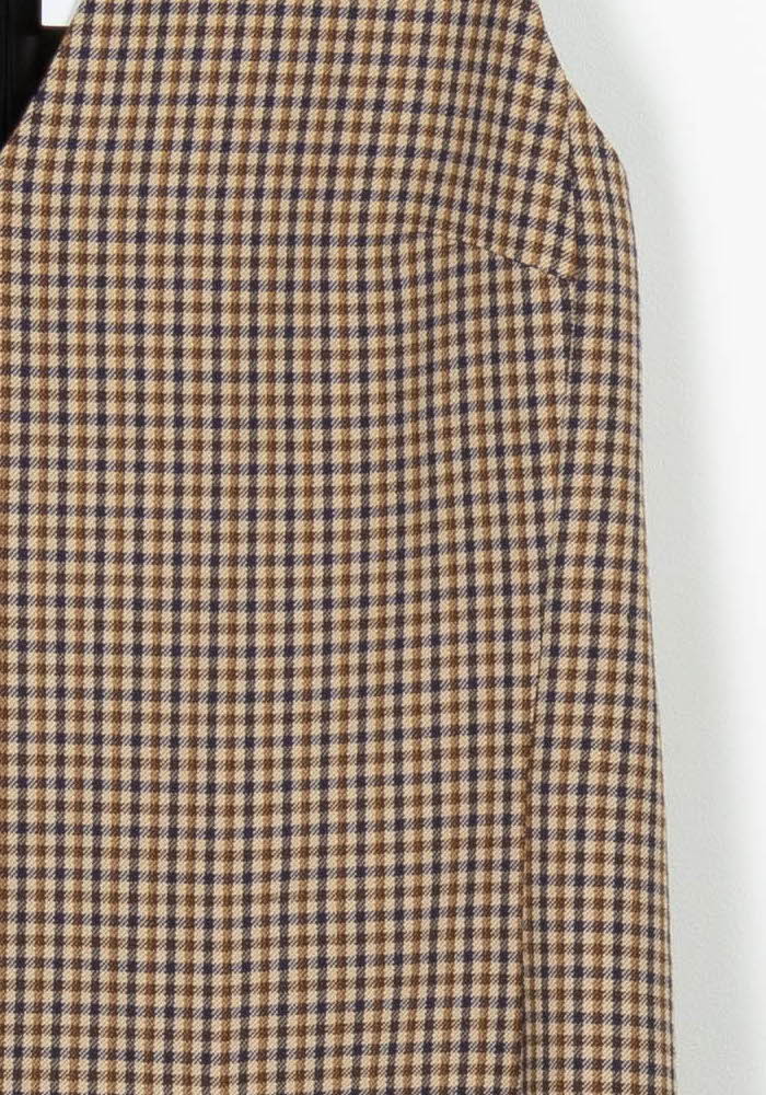 Robe Chasuble Marron et Noir - Taille M/38 de la marque Claudie Pierlot | PARAD96913 - Vendu par Paradigme - Image 3