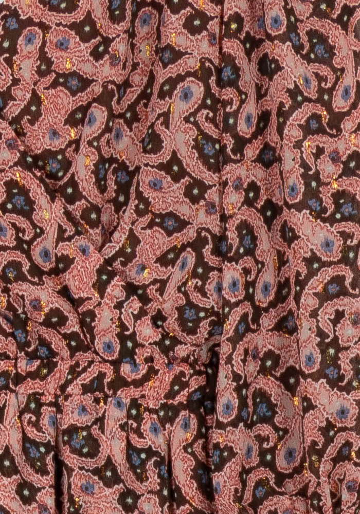 Robe Longue Rose et Noir - Taille S/36 de la marque Suncoo | PARAD96919 - Vendu par Paradigme - Image 3