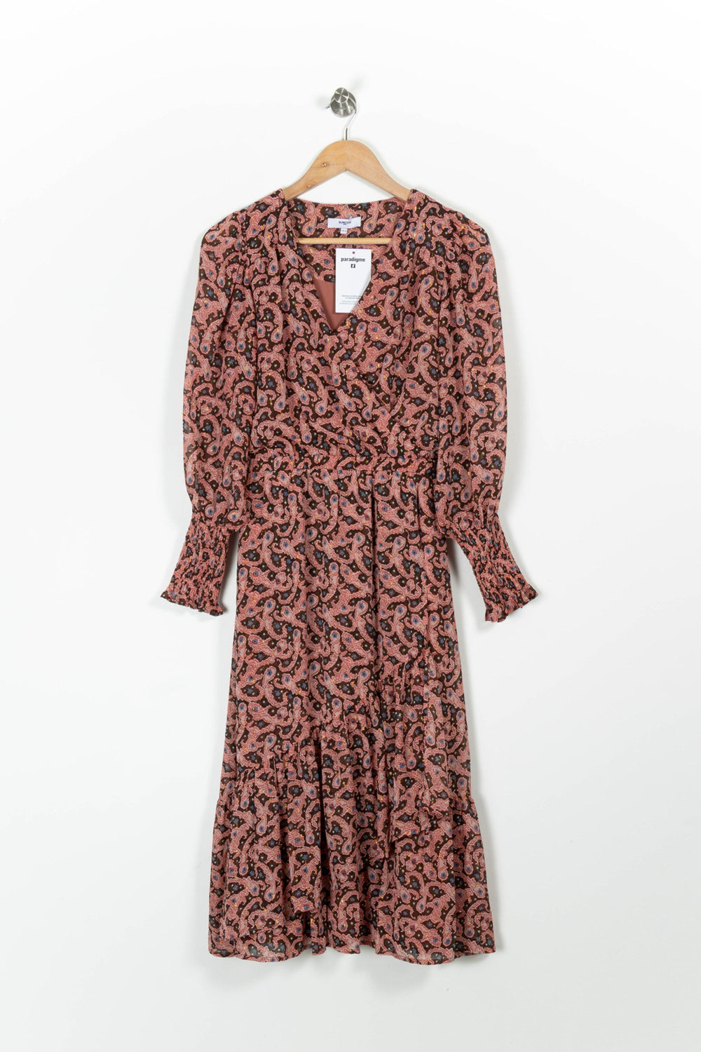 Robe Longue Rose et Noir - Taille S/36 de la marque Suncoo | PARAD96919 - Vendu par Paradigme - Image 2