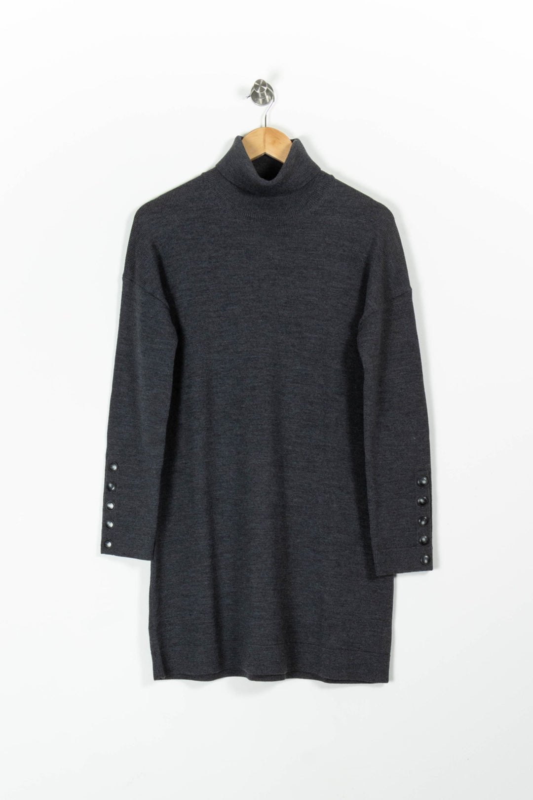 Robe Pull Grise - Taille S/36 de la marque Sézane | PARAD96920 - Vendu par Paradigme - Image 2