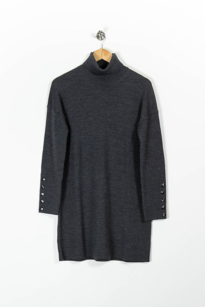 Robe Pull Grise - Taille S/36 de la marque Sézane | PARAD96920 - Vendu par Paradigme - Image 2