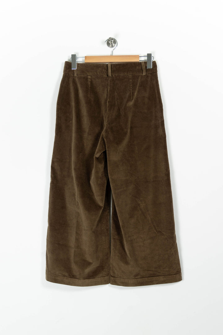 Pantalon Large Marron - Taille L/40 de la marque La Fée Maraboutée | PARAD96928 - Vendu par Paradigme - Image 4