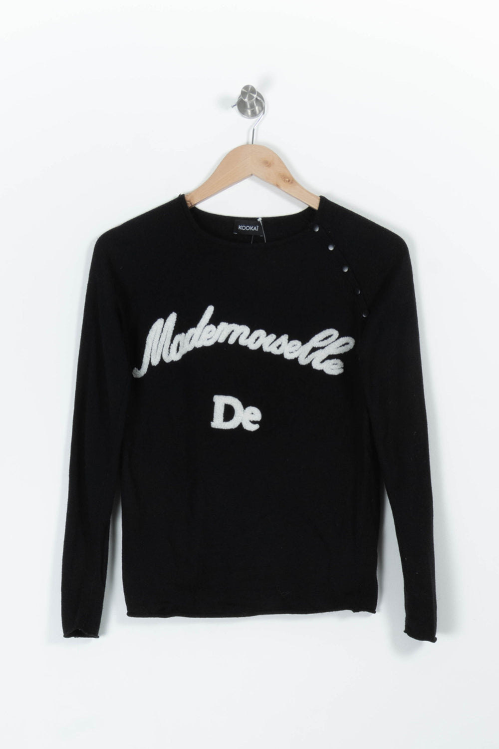 Pull Noir et Blanc - Taille XS/34 de la marque Kookai | PARAD96932 - Vendu par Paradigme - Image 2
