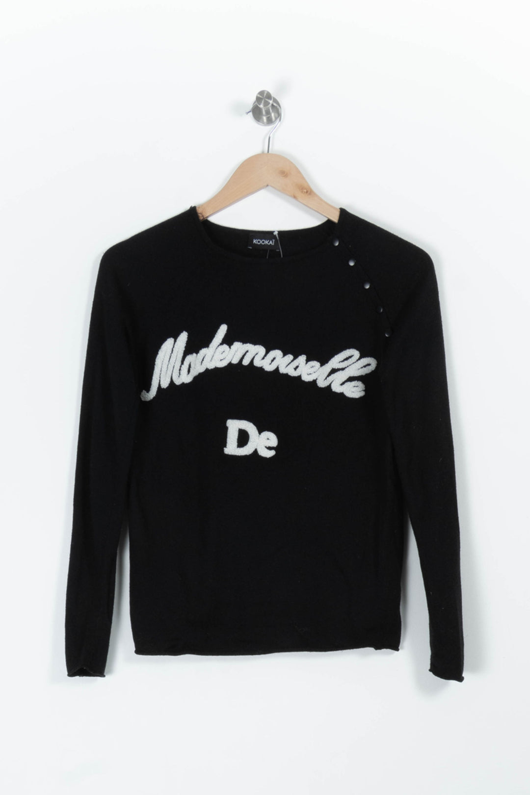 Pull Noir et Blanc - Taille XS/34 de la marque Kookai | PARAD96932 - Vendu par Paradigme - Image 2
