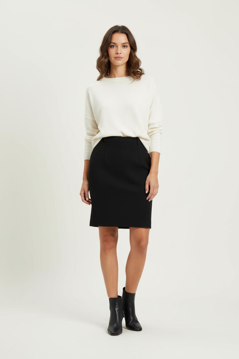 Jupe Droite Bleue - Taille S/36 de la marque Gerard Darel | PARAD96939 - Vendu par Paradigme - Image 1