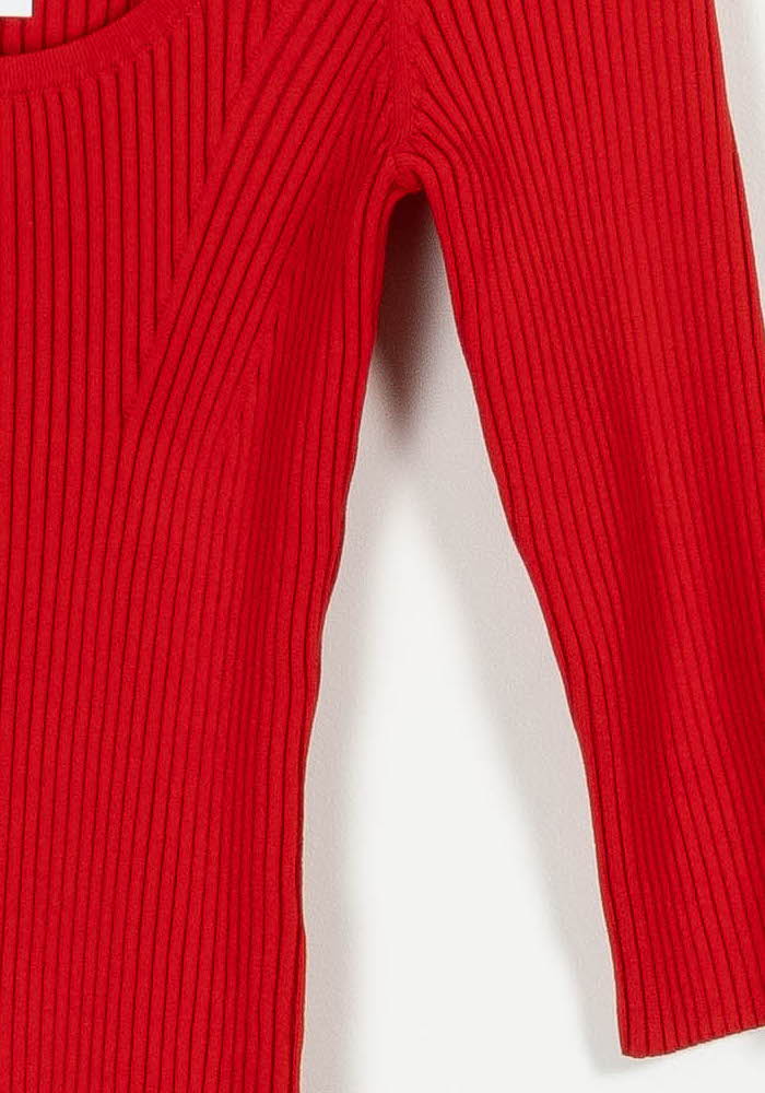 Pull Rouge - Taille M/38 de la marque ZAPA | PARAD96945 - Vendu par Paradigme - Image 3