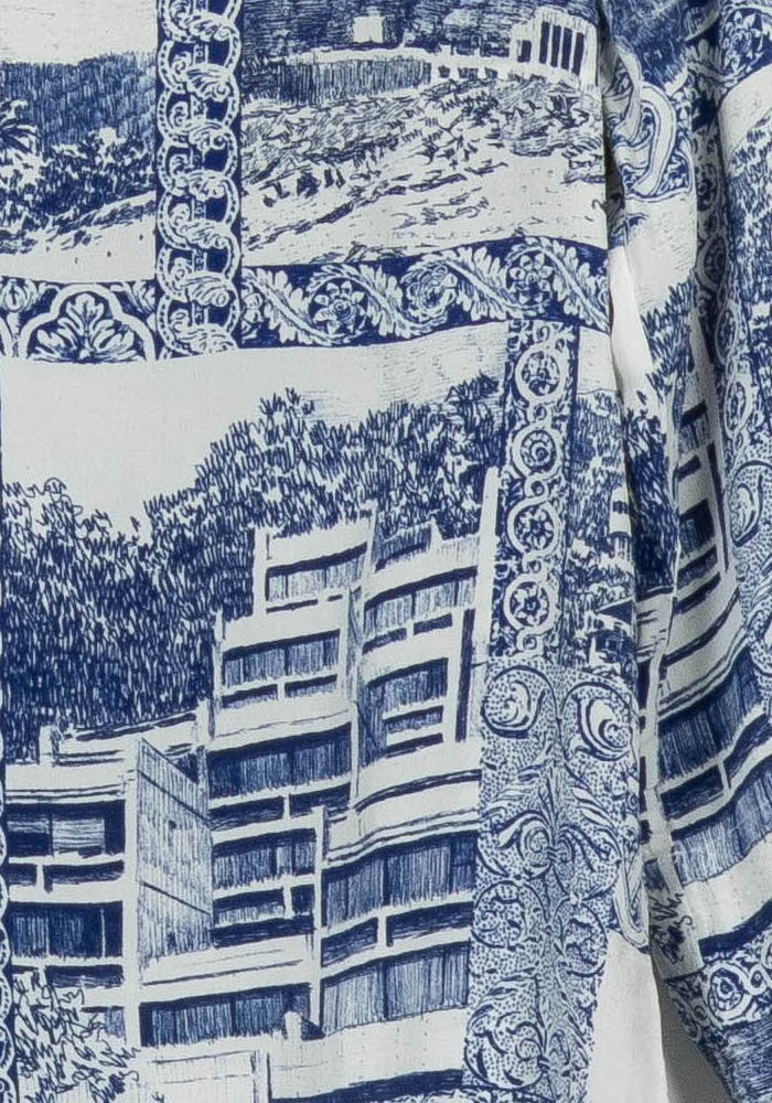 Blouse Bleu et Blanc - Taille M/38 de la marque Claudie Pierlot | PARAD96947 - Vendu par Paradigme - Image 3