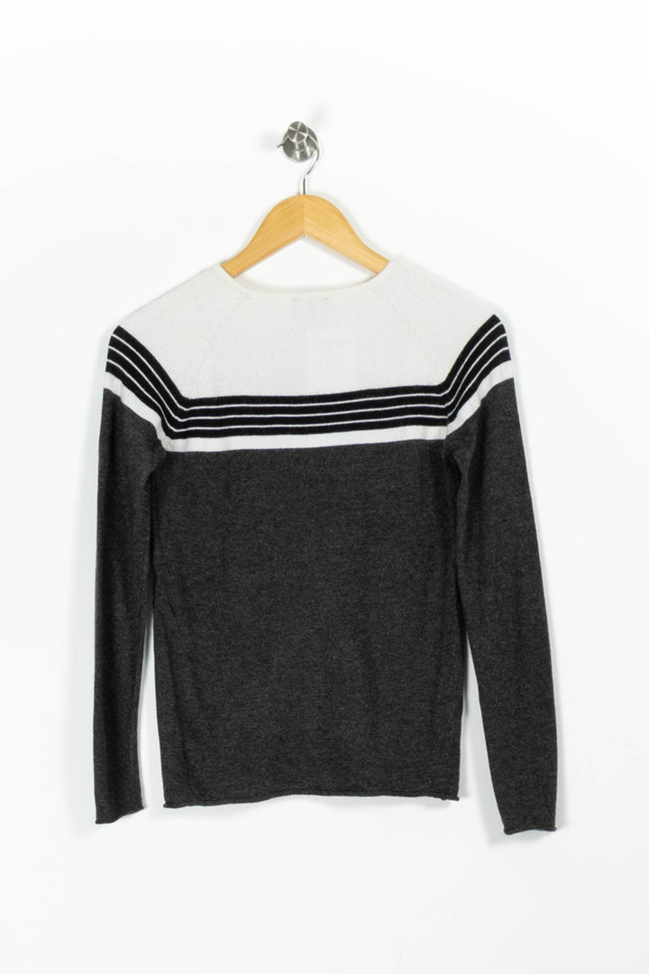 Pull Gris et Blanc - Taille XS/34 de la marque Kookai | PARAD96949 - Vendu par Paradigme - Image 4