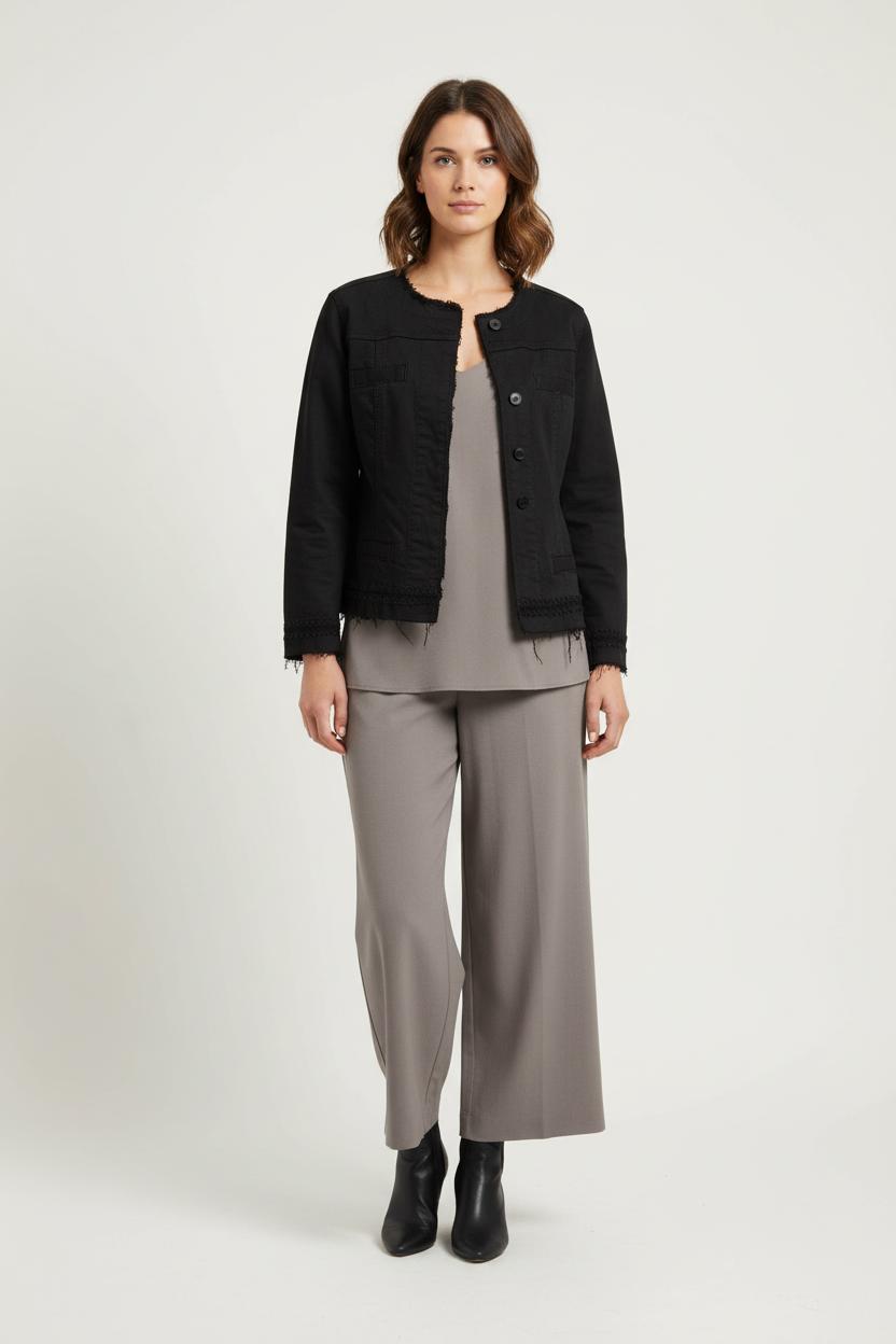 Veste Noire - Taille L/40 de la marque Liu Jo | PARAD96959 - Vendu par Paradigme - Image 1