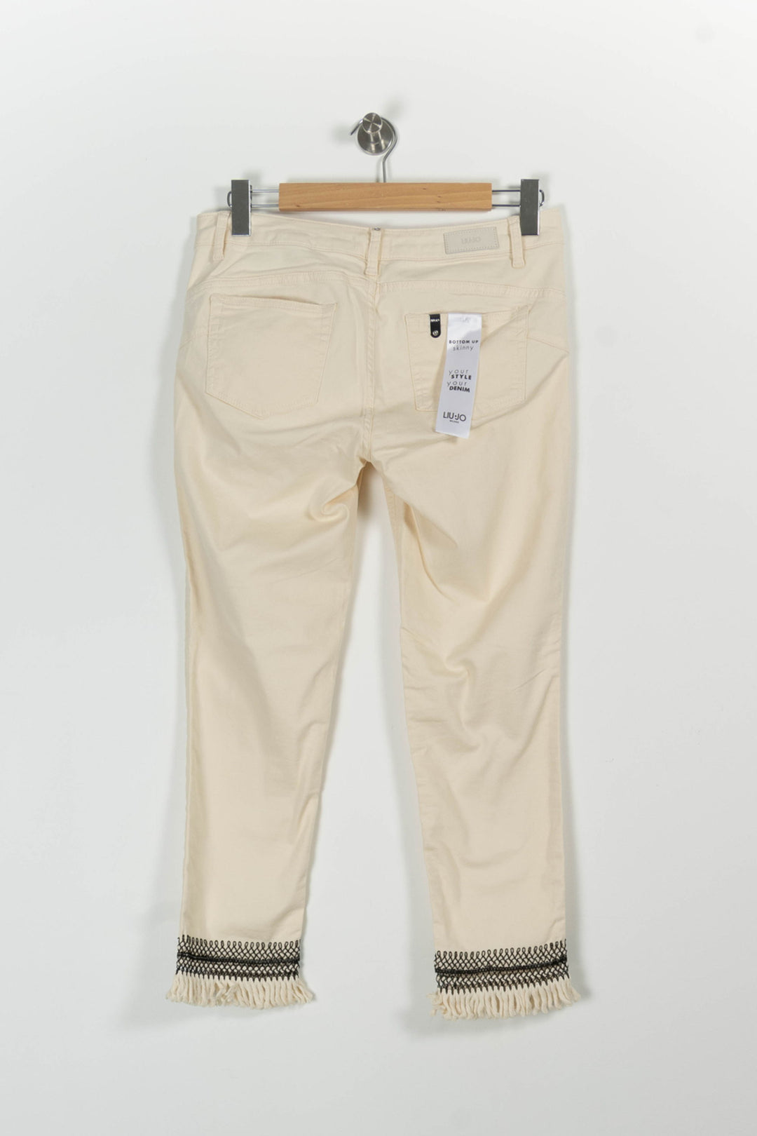 Pantalon Beige et Noir - Taille M/38 de la marque Liu Jo | PARAD96961 - Vendu par Paradigme - Image 4