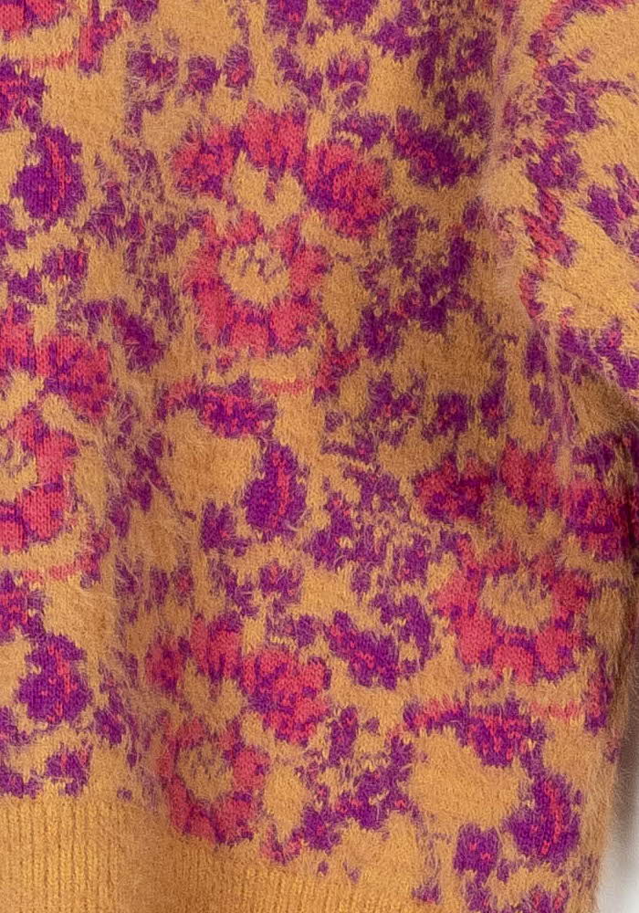 Pull Jaune et Rose - Taille S/36 de la marque FRNCH | PARAD96967 - Vendu par Paradigme - Image 3