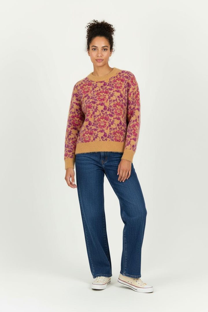 Pull Jaune et Rose - Taille S/36 de la marque FRNCH | PARAD96967 - Vendu par Paradigme - Image 1