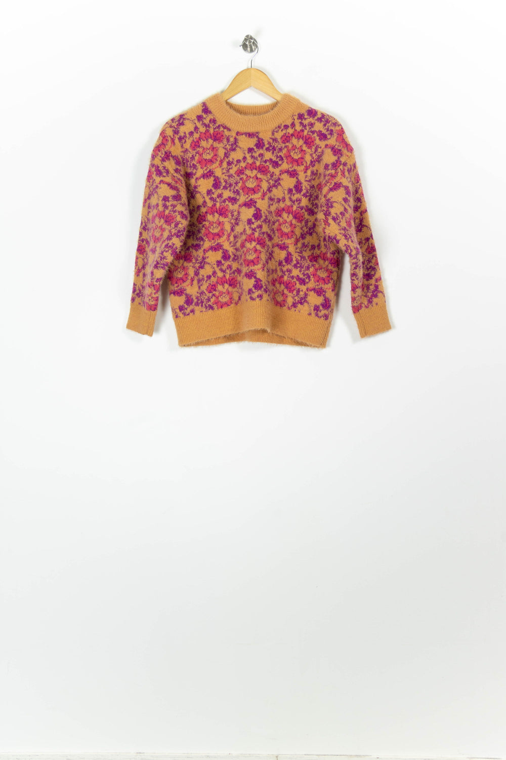 Pull Jaune et Rose - Taille S/36 de la marque FRNCH | PARAD96967 - Vendu par Paradigme - Image 2