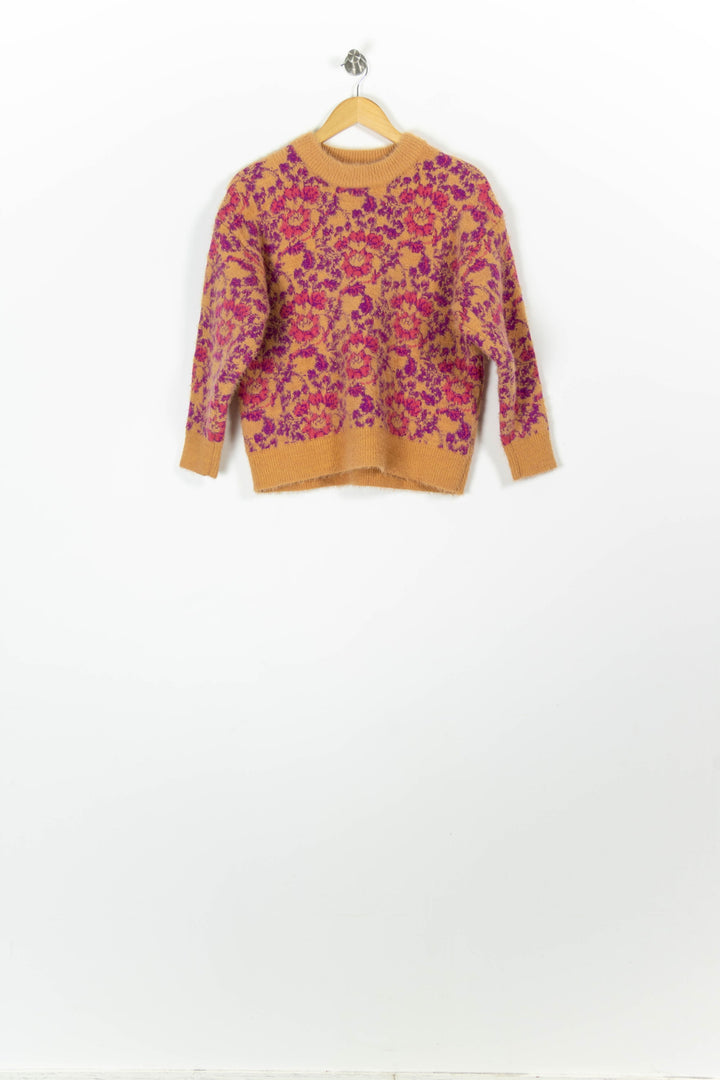 Pull Jaune et Rose - Taille S/36 de la marque FRNCH | PARAD96967 - Vendu par Paradigme - Image 2