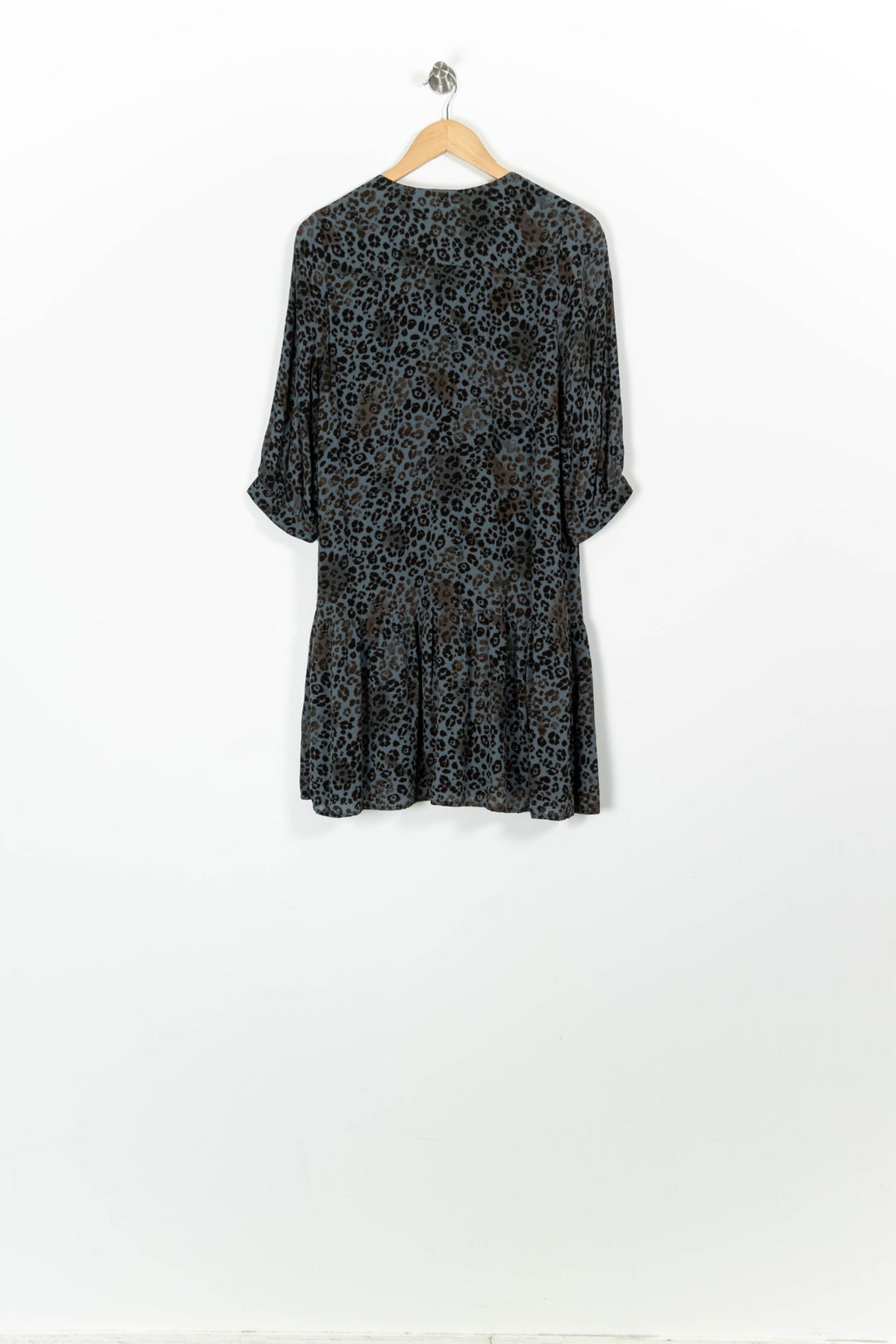 Robe Midi Noire et Bleue - Taille S/36 de la marque IKKS | PARAD96969 - Vendu par Paradigme - Image 4