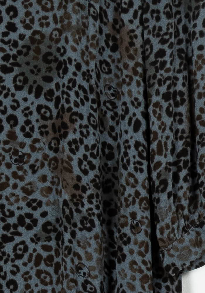 Robe Midi Noire et Bleue - Taille S/36 de la marque IKKS | PARAD96969 - Vendu par Paradigme - Image 3