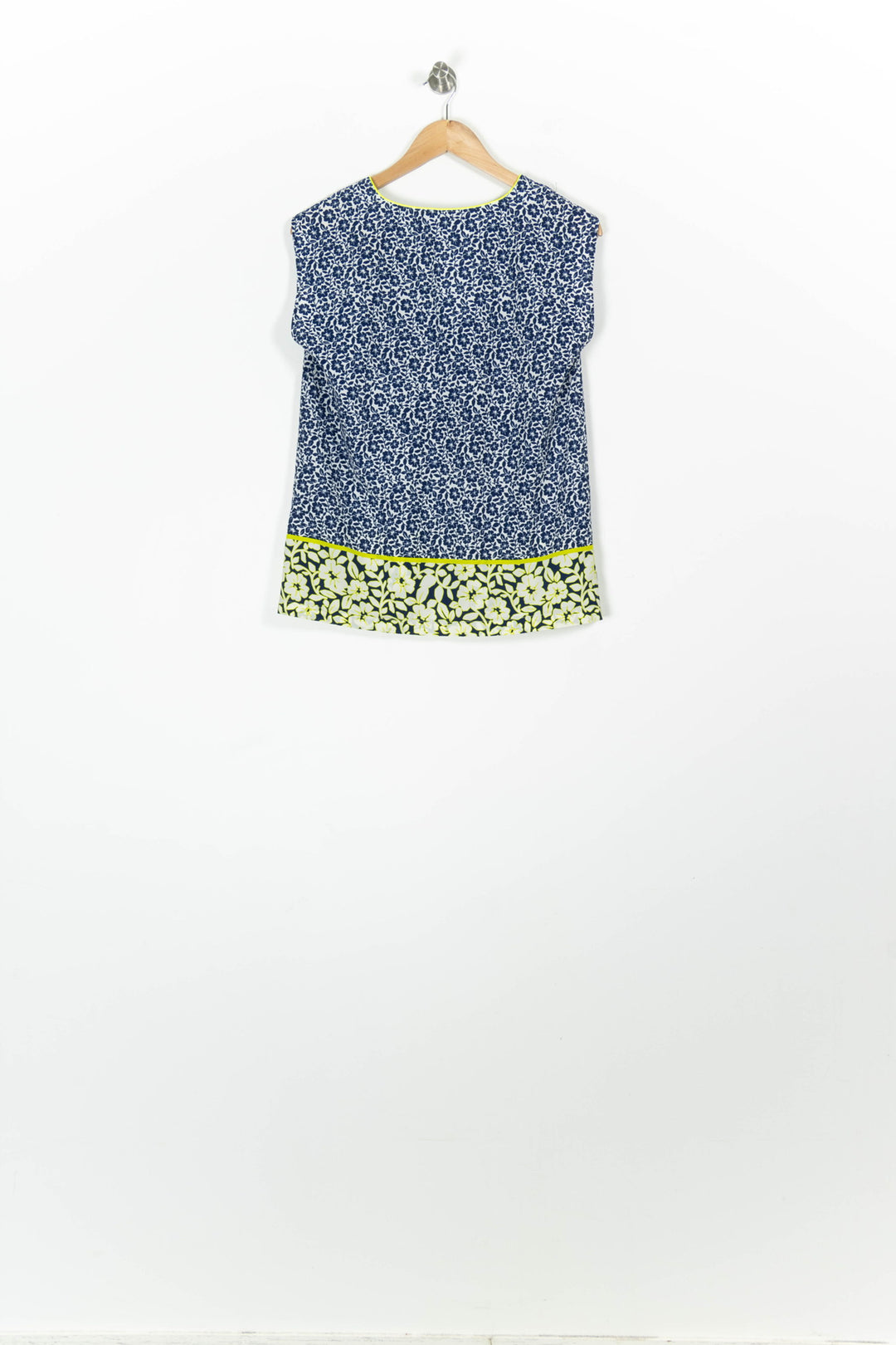 Blouse Sans Manches Bleu et Jaune - Taille S/36 de la marque Maison 123 | PARAD96970 - Vendu par Paradigme - Image 4