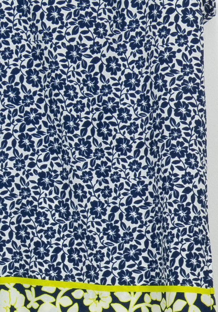 Blouse Sans Manches Bleu et Jaune - Taille S/36 de la marque Maison 123 | PARAD96970 - Vendu par Paradigme - Image 3