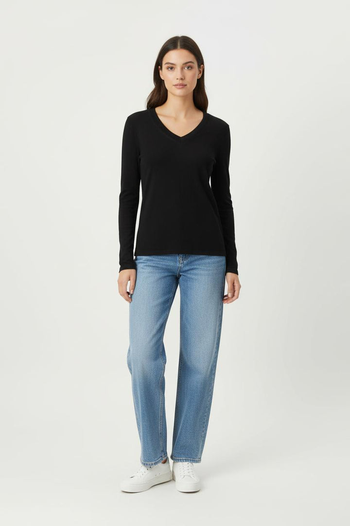 Tee-shirt noir - Taille S/36 de la marque La Fée Maraboutée | PARAD96971 - Vendu par Paradigme - Image 1