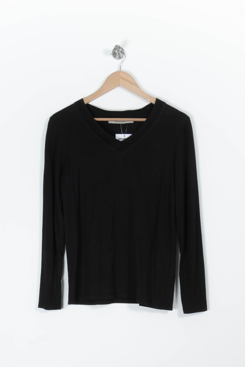 Tee-shirt noir - Taille S/36 de la marque La Fée Maraboutée | PARAD96971 - Vendu par Paradigme - Image 2